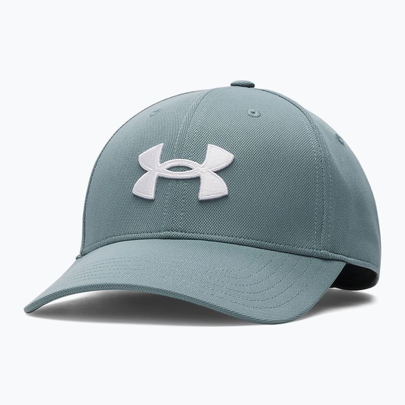 Pánská kšiltovka Under Armour Blitzing Adj jasper blue/white/white