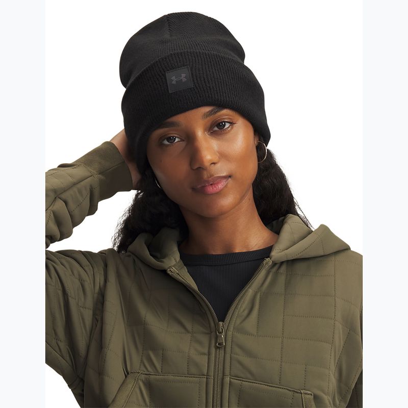 Dámská zimní čepice Under Armour Halftime beanie black/black/anthracite 3