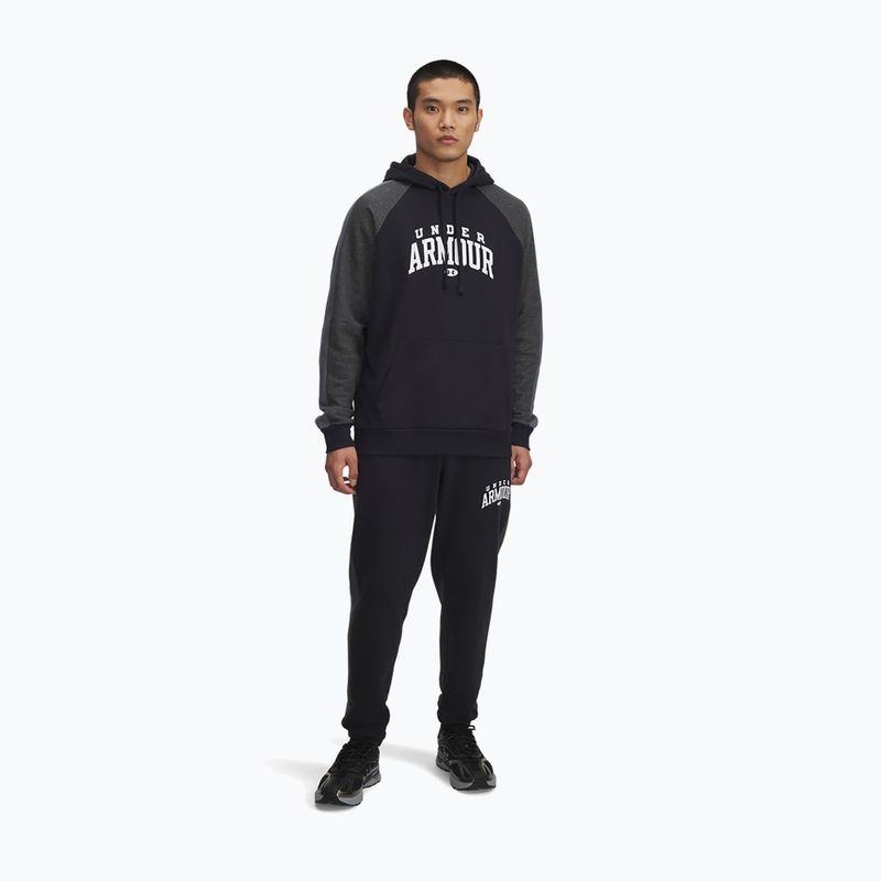 Pánské tepláky Under Armour Rival Fleece Colorblock black/castlerock/white 2