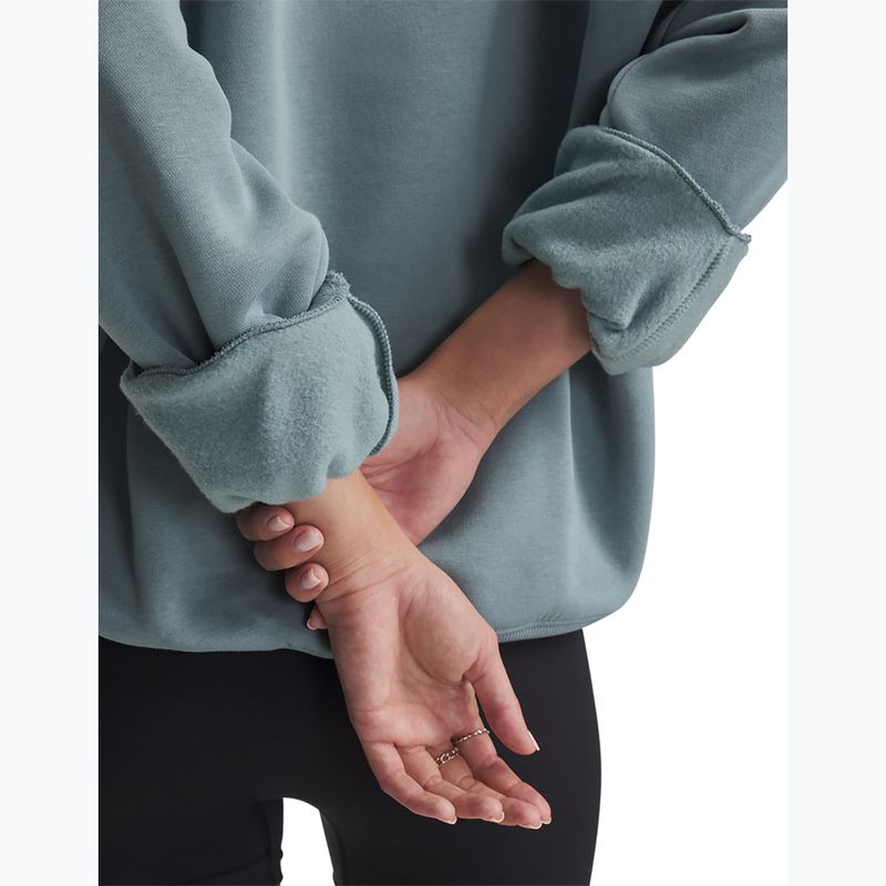 Dámská mikina Under Armour Rival Fleece Varsity Crew serpentine/white 3