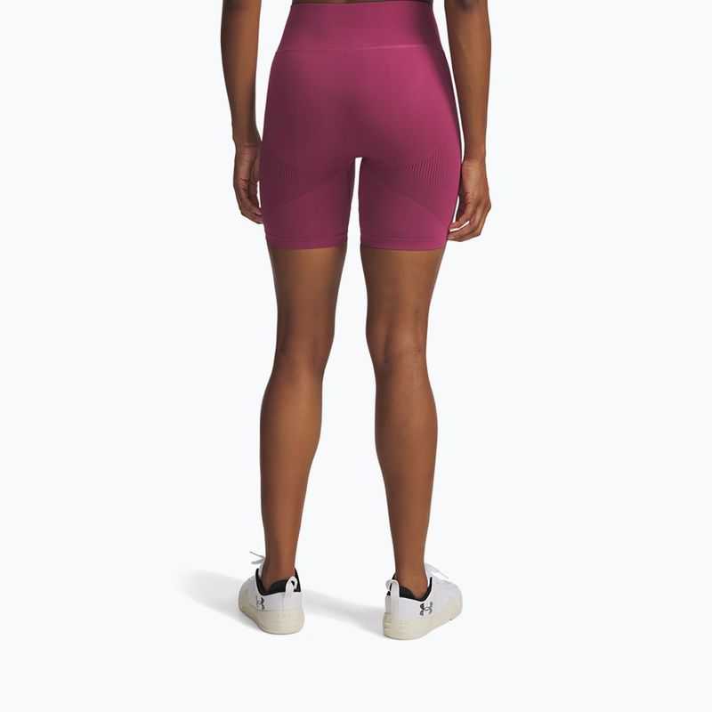 Dámské šortky Under Armour Vanish Seamless fuchsia dusk/dark maroon/dark maroon 3