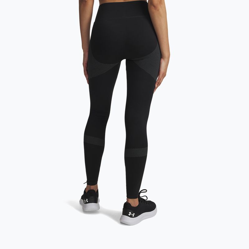 Dámské tréninkové legíny Under Armour Vanish Seamless black/steel/steel 3
