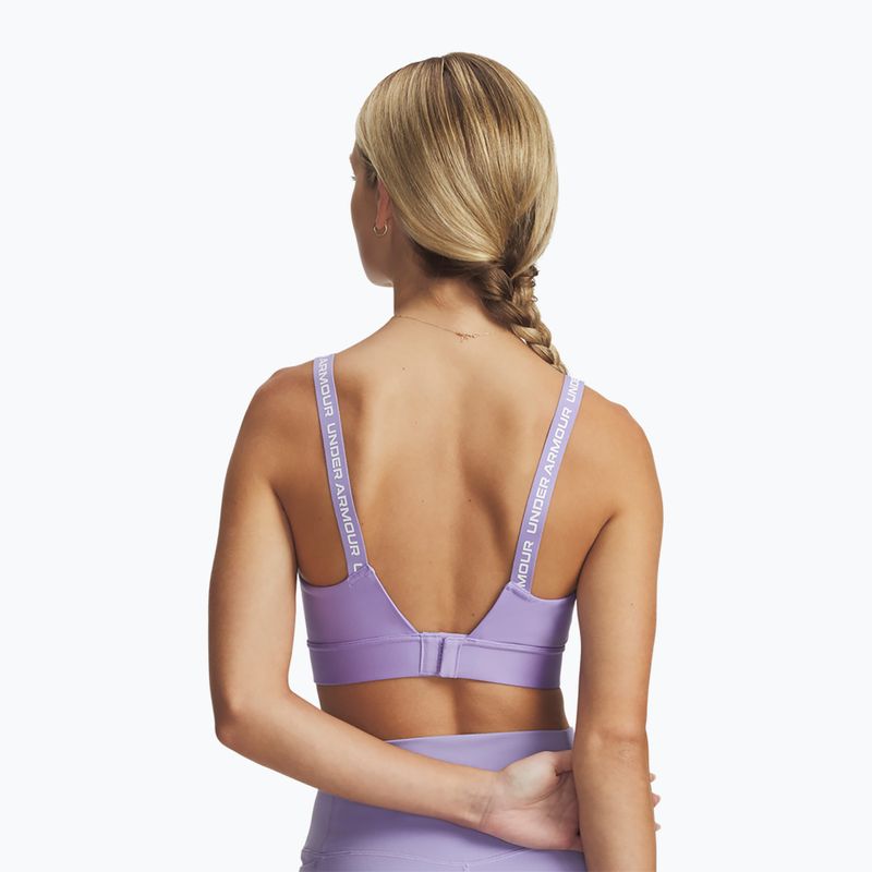 Sportovní podprsenka Under Armour Infinity Mid transparent/white 2