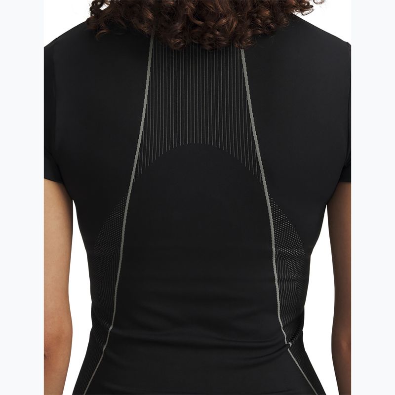 Dámské tréninkové tričko Under Armour Vanish Seamless black/steel/steel 3