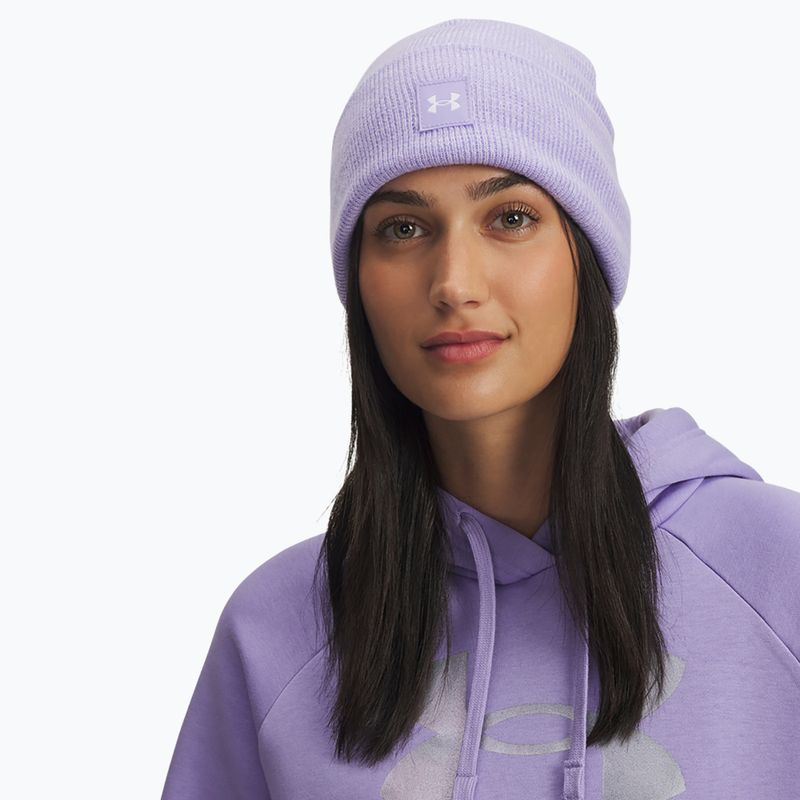 Dámská zimní čepice Under Armour Halftime beanie transparent/transparent/white 3