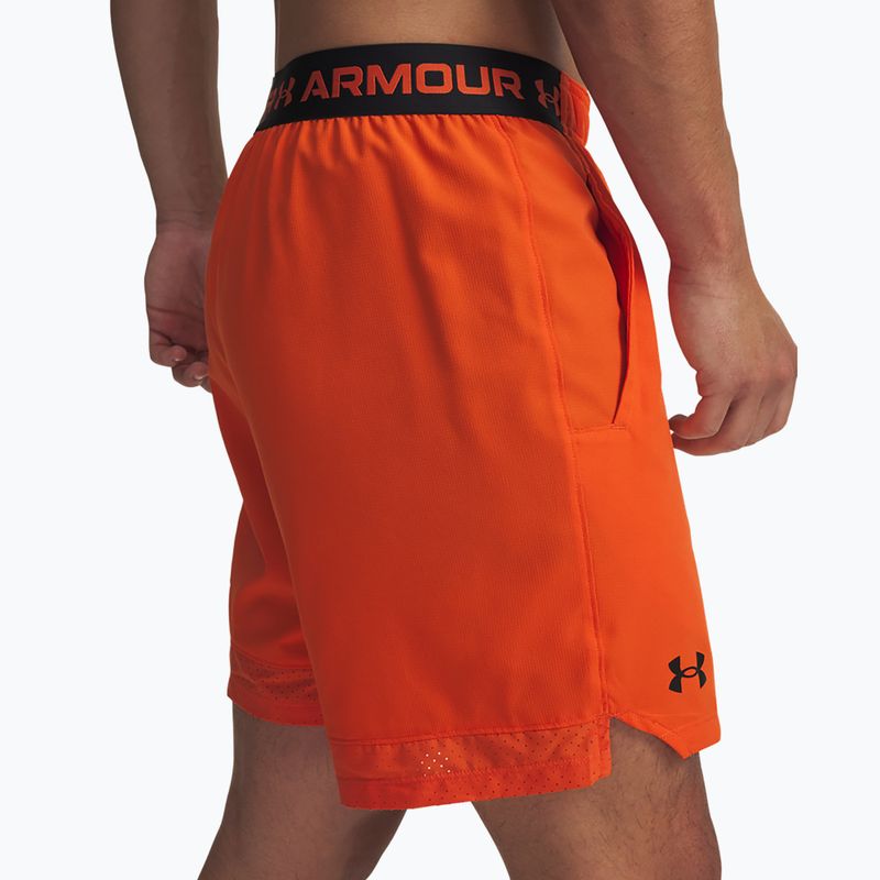 Pánské tréninkové šortky Under Armour UA Vanish Woven 6in orange base/black 4