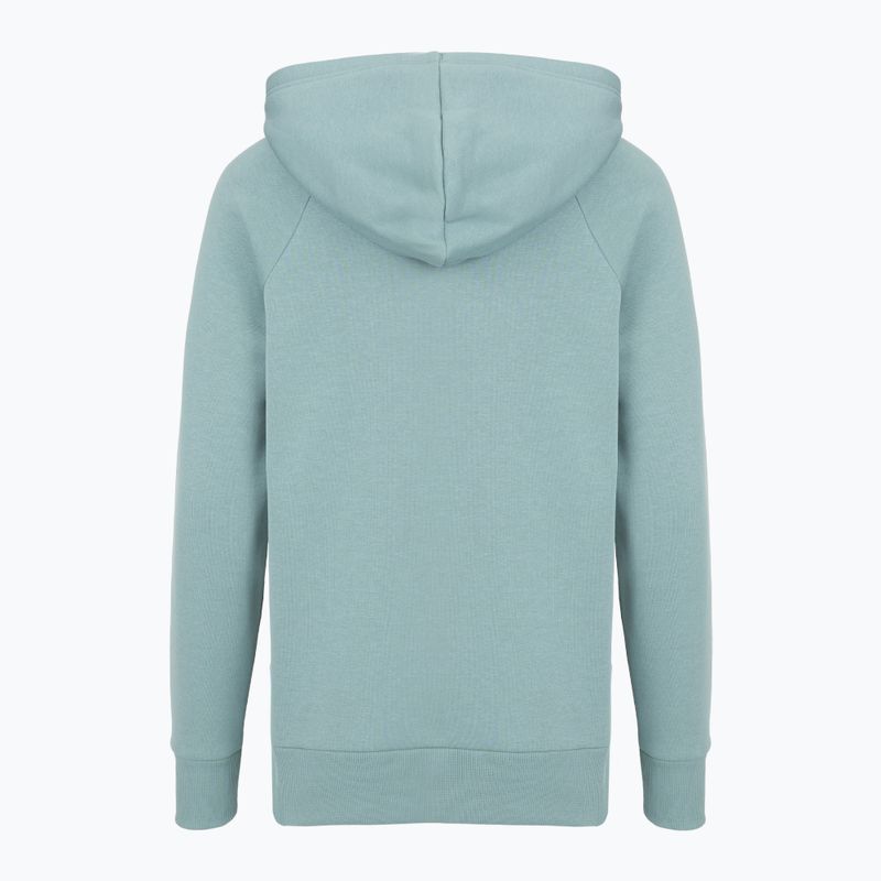 Dámská mikina Under Armour Rival Fleece Big Logo Hoody serpentine/white 5