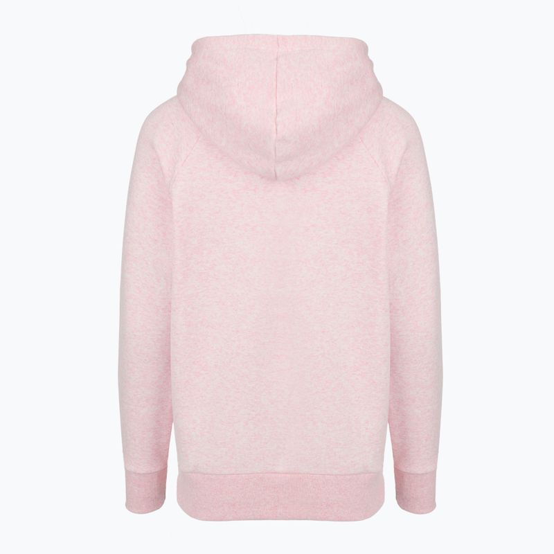 Dámská mikina Under Armour Rival Fleece Hoodie prime pink light heather/prime pink 5