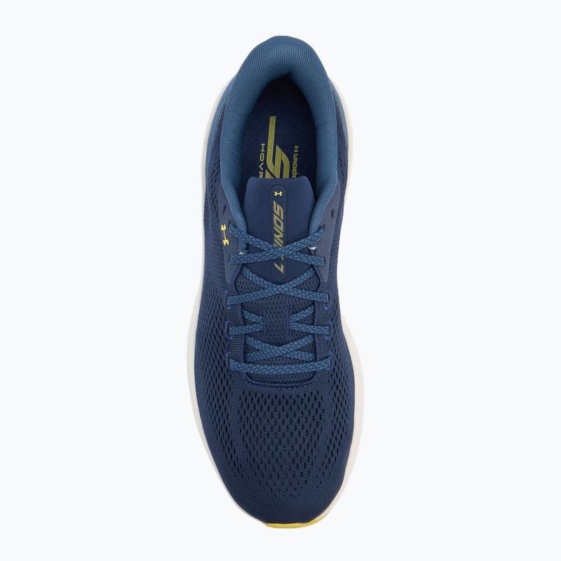 Pánské běžecké boty Under Armour Sonic 7 washed navy/nu blue/yellow shade 5