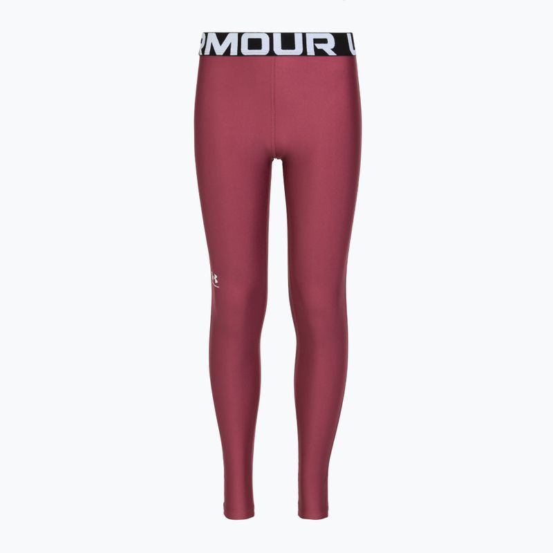 Dětské tréninkové legíny Under Armour HeatGear fuchsia dusk