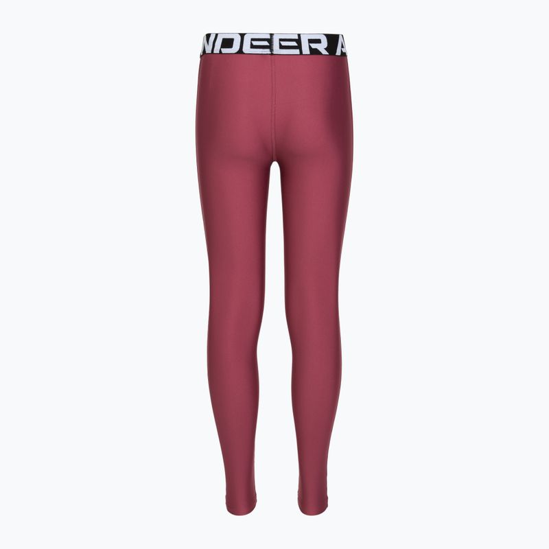 Dětské tréninkové legíny Under Armour HeatGear fuchsia dusk 2