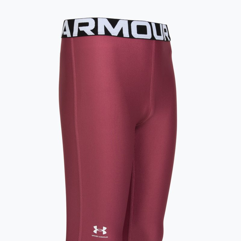 Dětské tréninkové legíny Under Armour HeatGear fuchsia dusk 3