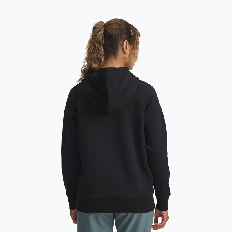 Dámská mikina Under Armour Rival Feelce Shimmer Hoody black/iridescent 2