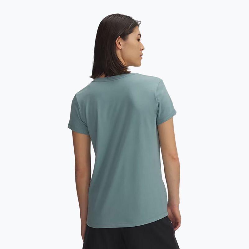 Dámské tréninkové tričko Under Armour Rival Logo serpentine/jasper blue 2