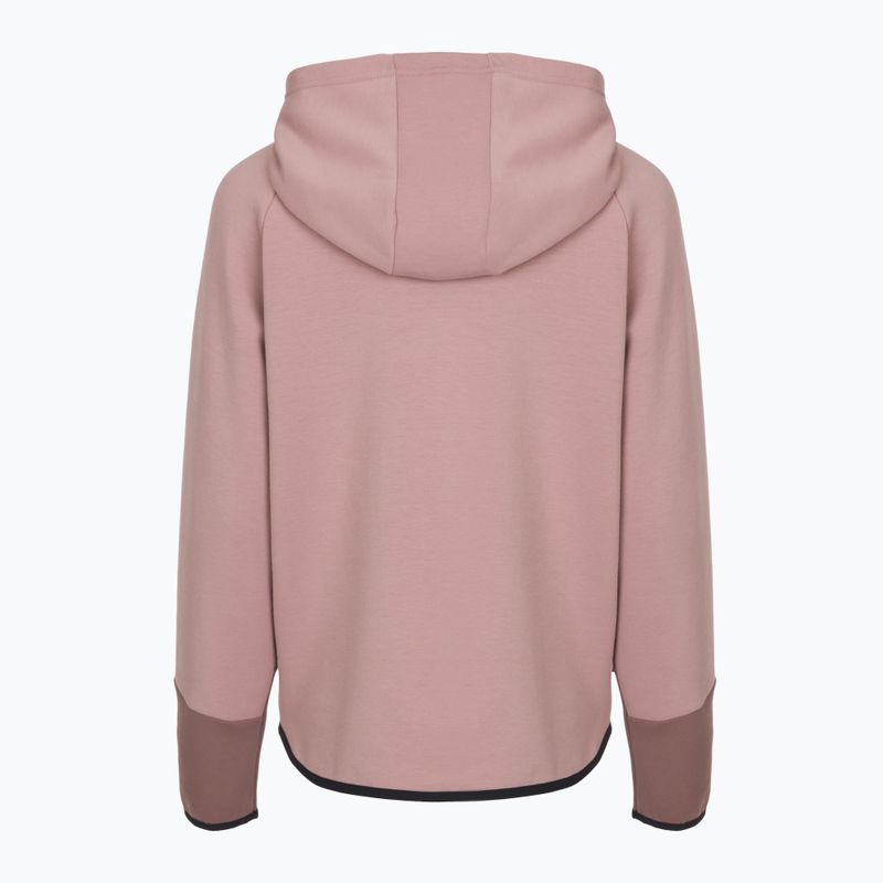 Dámská mikina Under Armour Unstoppable Fleece HZ tourmaline pink/maroon mist/black 5