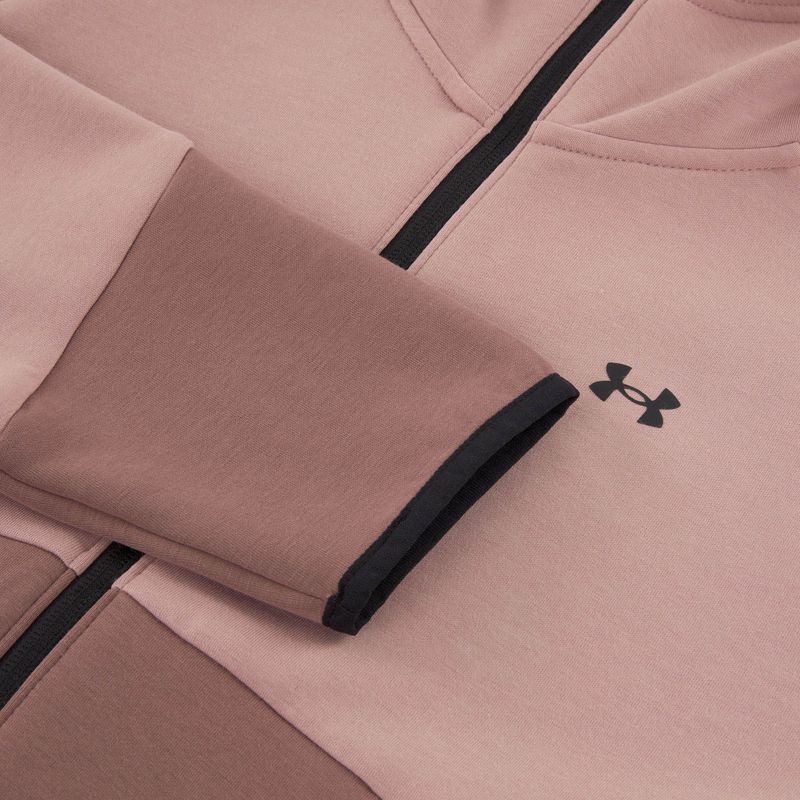 Dámská mikina Under Armour Unstoppable Fleece HZ tourmaline pink/maroon mist/black 7