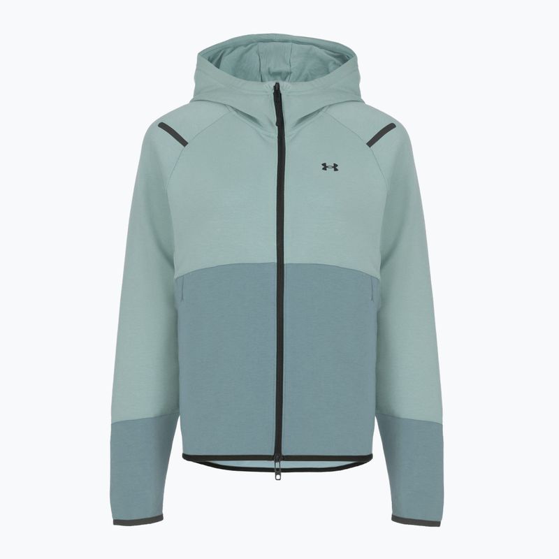 Dámská mikina Under Armour Unstoppable Fleece HZ serpentine/jasper blue/black 4