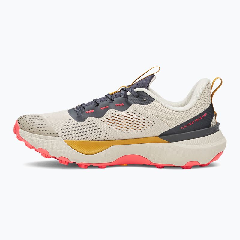 Pánské běžecké boty Under Armour Infinite Pro Trail khaki base/anthracite/racer red 2