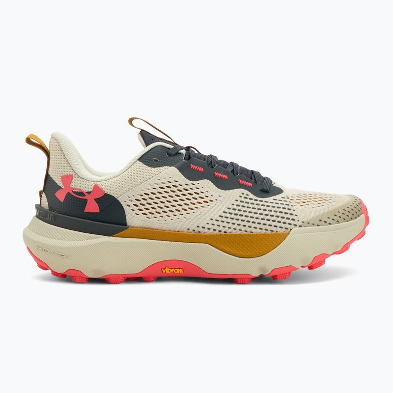 Pánské běžecké boty Under Armour Infinite Pro Trail khaki base/anthracite/racer red 2