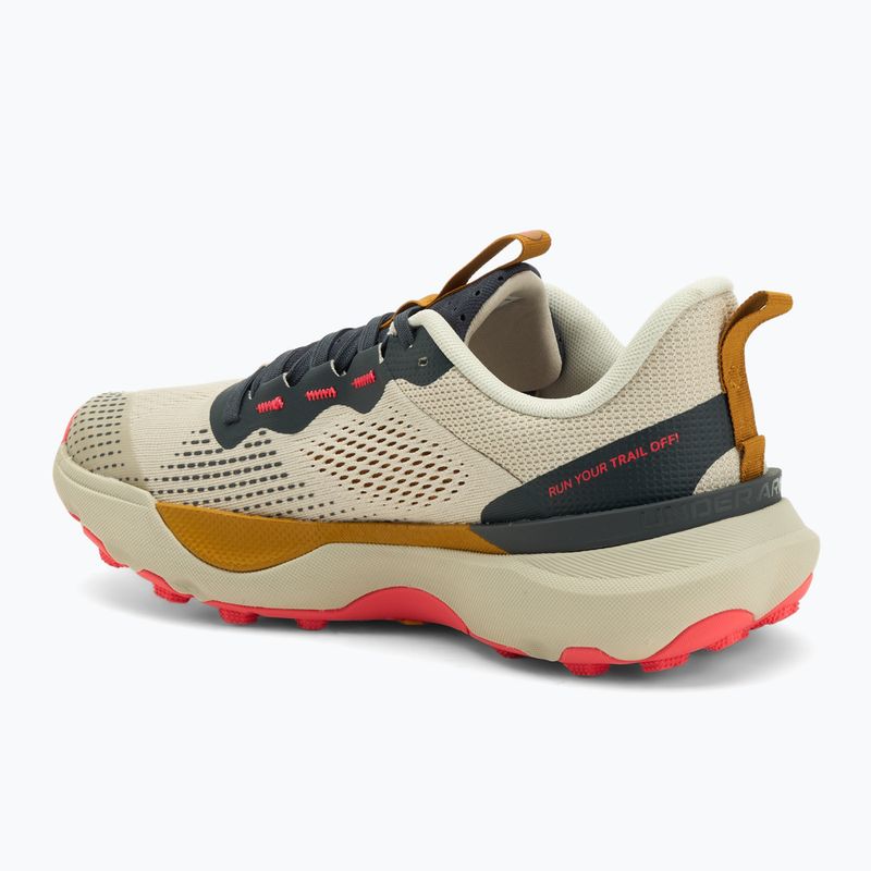 Pánské běžecké boty Under Armour Infinite Pro Trail khaki base/anthracite/racer red 3