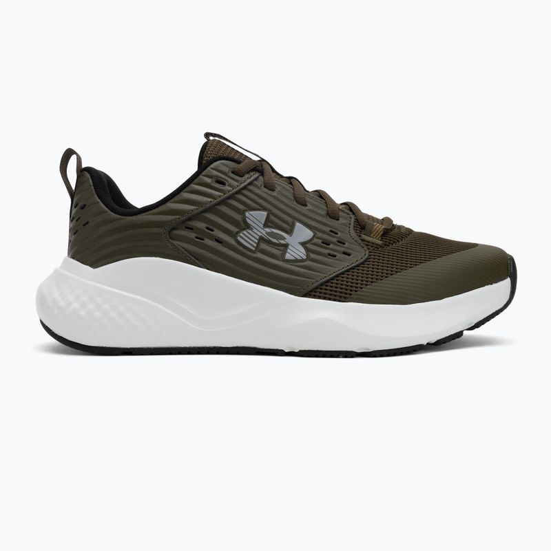 Pánské tréninkové boty Under Armour Commit 4 expedition green/halo gray/steel 2
