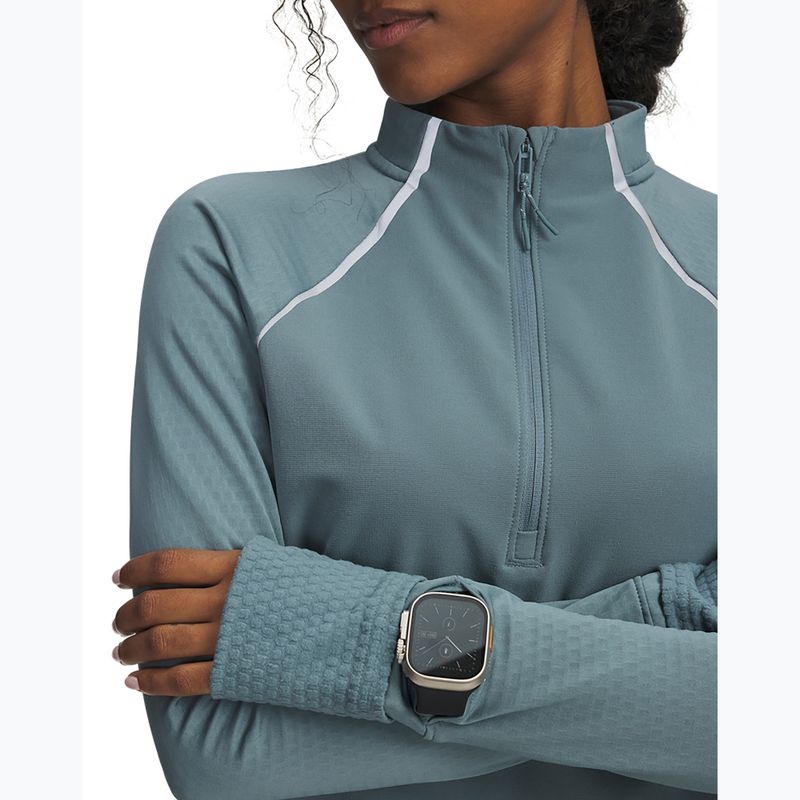 Dámská běžecká mikina Under Armour Pro Half Zip jasper blue/reflective 3