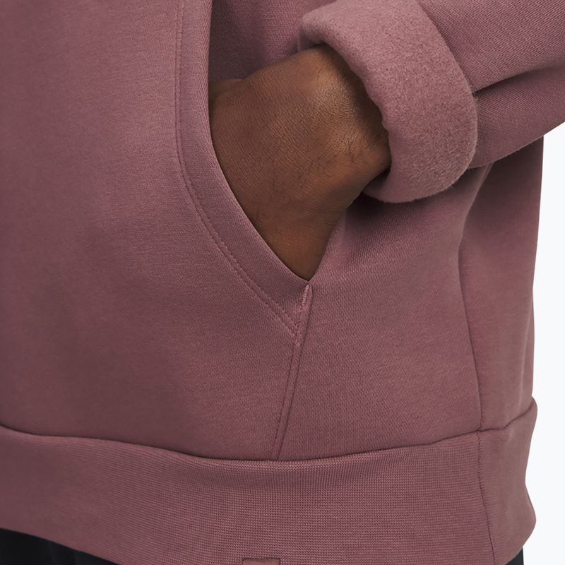 Pánská mikina Under Armour Project Rock Icon Hoody maroon mist/black 3