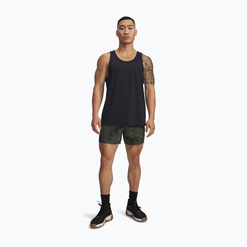 Pánské tréninkové kraťasy Under Armour Project Rock Ultimate expedition green/black 2