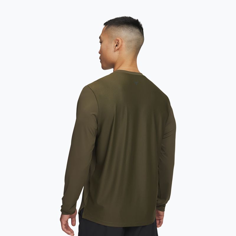 Pánské tréninkové triko Longsleeve Under Armour Project Rock Iso Chill expedition green/baroque green 2