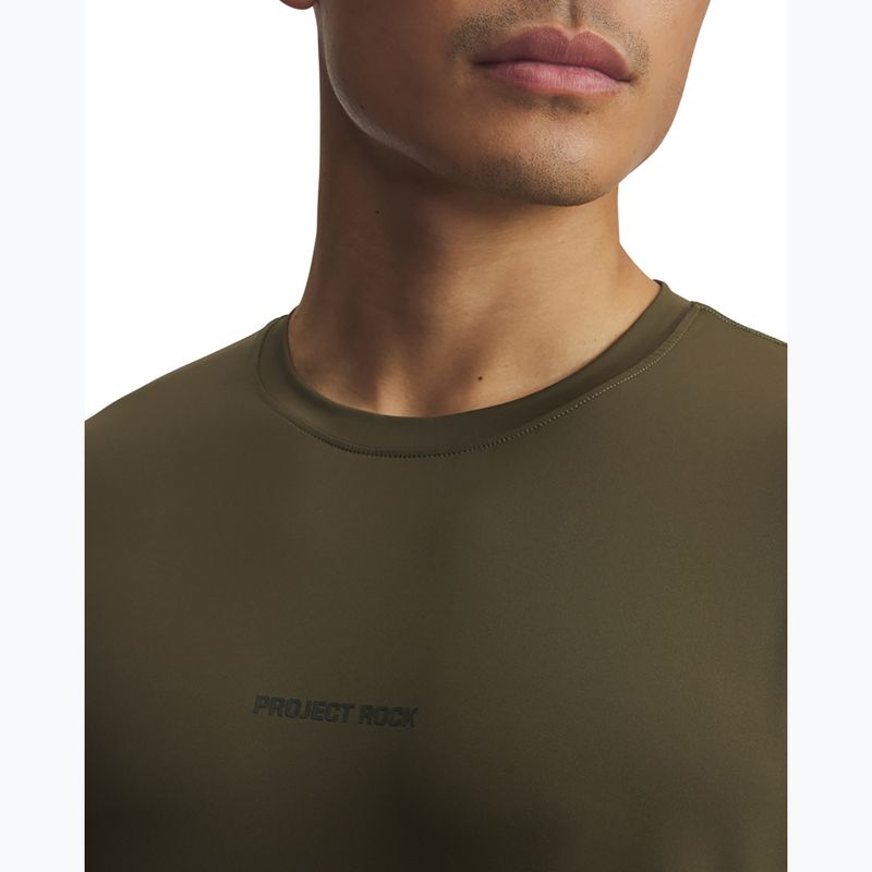 Pánské tréninkové triko Longsleeve Under Armour Project Rock Iso Chill expedition green/baroque green 3