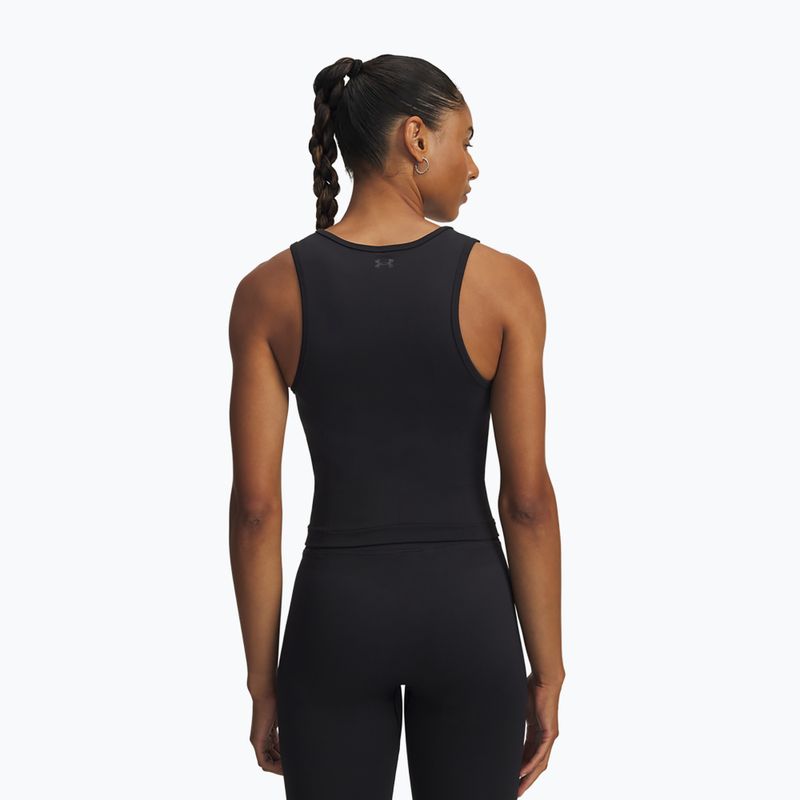 Dámské tréninkové tričko Under Armour Project Rock Seamless black/grey 2