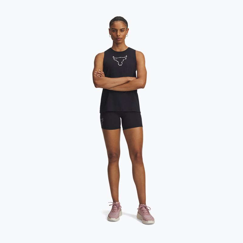 Dámské tréninkové kraťasy Under Armour Project Rock Middie black/anthracite 2