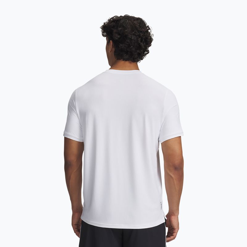 Pánské tréninkové tričko Under Armour Project Rck Iso Chill SS white 2