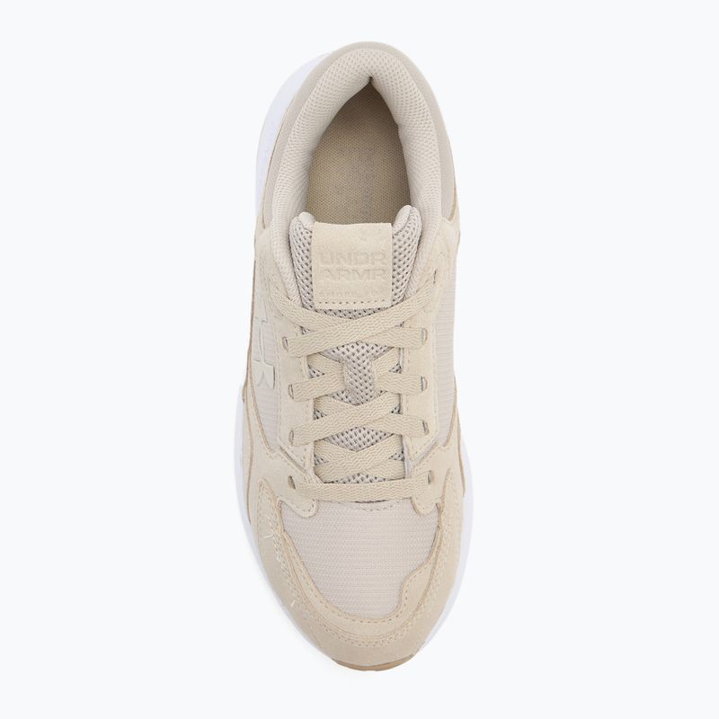 Pánské tréninkové boty Under Armour Edge Suede khaki base/white/khaki base 5
