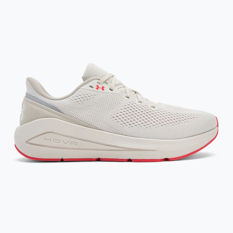 Pánské běžecké boty Under Armour Sonic 7 summit white/khaki base/racer red 2