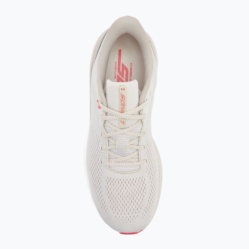 Pánské běžecké boty Under Armour Sonic 7 summit white/khaki base/racer red 5