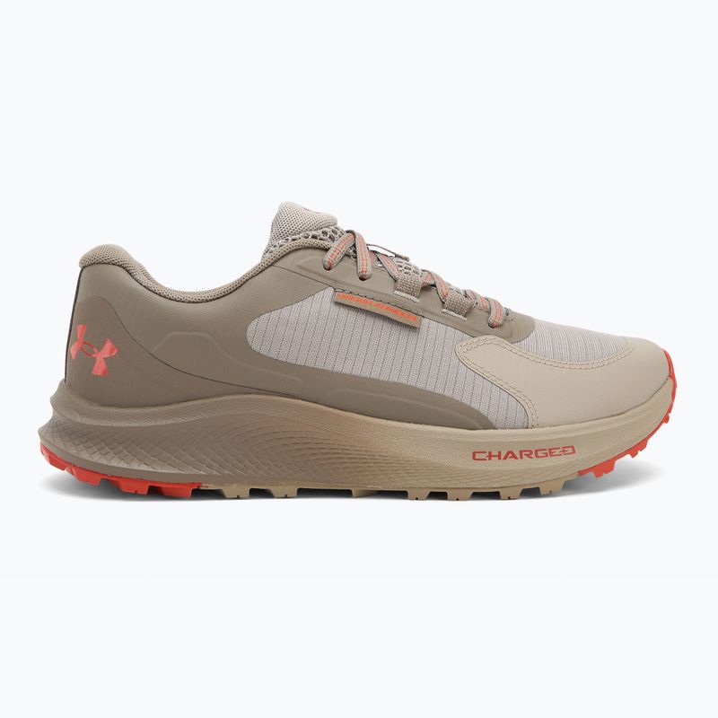 Pánské běžecké boty Under Armour Charged Bandit Trail 3 timberwolf taupe/taupe dusk/surplus orange 2