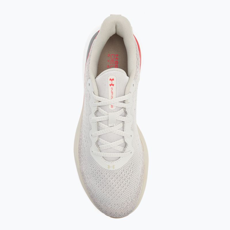Pánské běžecké boty Under Armour Infinite summit white/khaki base/racer red 5