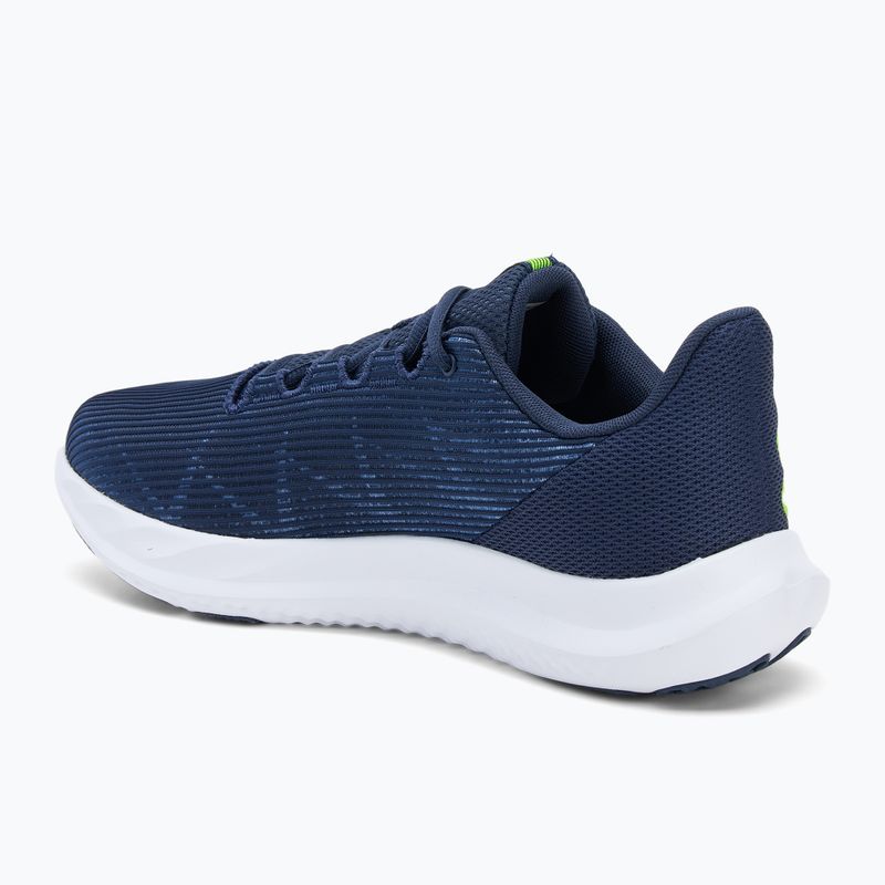 Pánské běžecké boty Under Armour Charged Speed Swift washed navy/black/high vis yellow 3