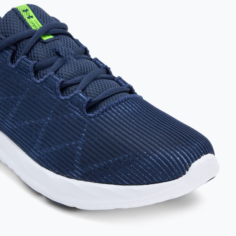 Pánské běžecké boty Under Armour Charged Speed Swift washed navy/black/high vis yellow 7