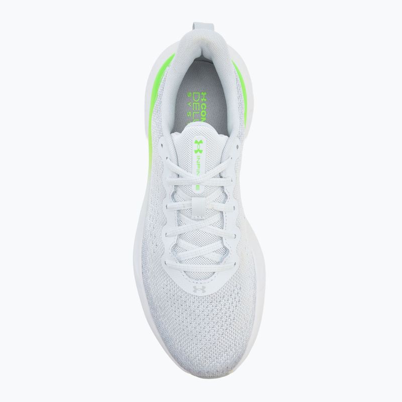 Pánské běžecké boty Under Armour Infinite distant gray/halo gray/hyper green 5