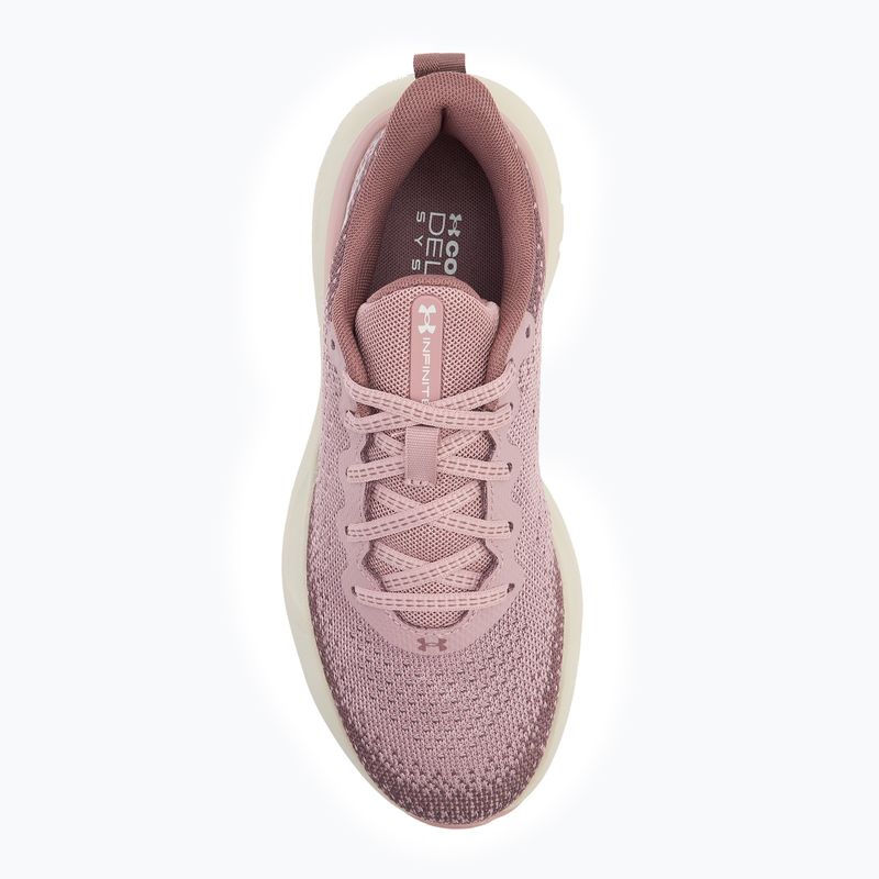 Dámské běžecké boty Under Armour Infinite tourmaline pink/maroon mist/summit white 4