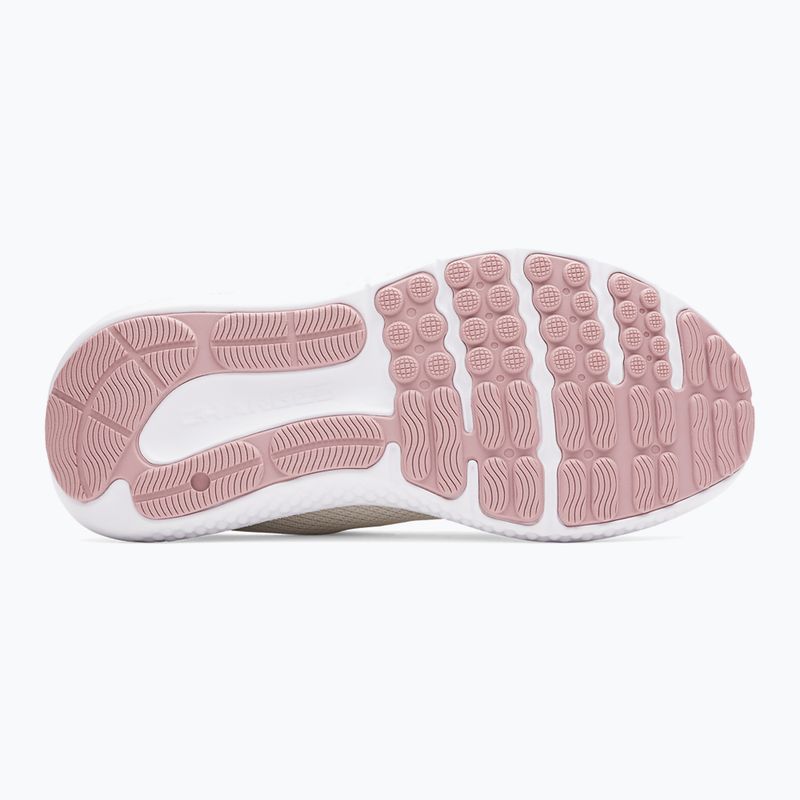 Dámské běžecké boty Under Armour Charged Surge 4 Summit White/Tourmaline Pink/Metallic Tourmaline Pink 3