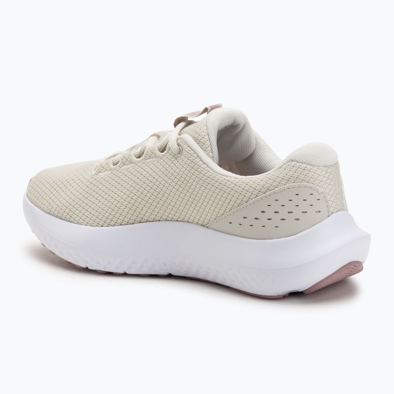 Dámské běžecké boty Under Armour Charged Surge 4 Summit White/Tourmaline Pink/Metallic Tourmaline Pink 3