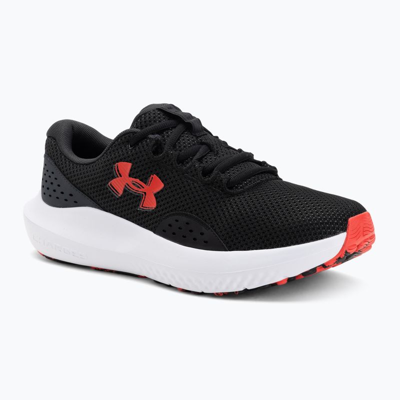 Pánské běžecké boty Under Armour Charged Surge 4 black/anthracite/racer red