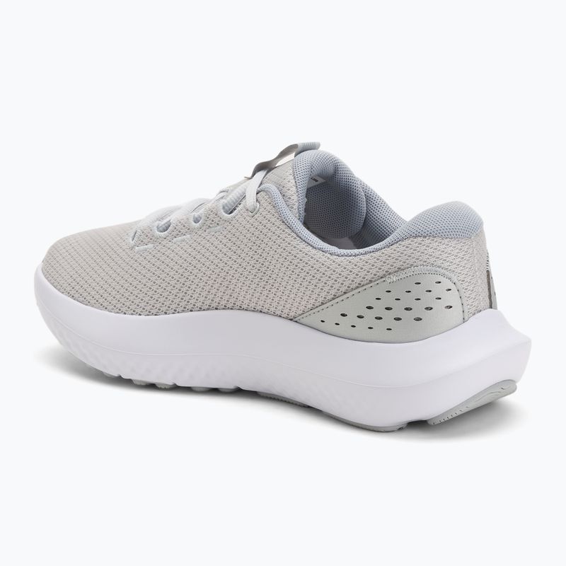 Dámské běžecké boty Under Armour Charged Surge 4 halo gray/metallic silver/metallic silver 3