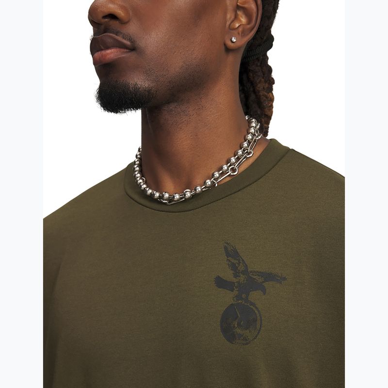 Pánské tréninkové triko Under Armour Project Rock Q4 expedition green/black 3