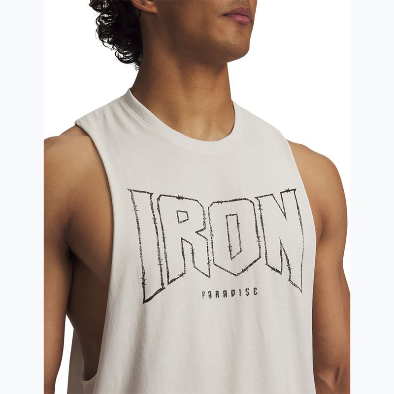 Pánská tréninková tričko Under Armour Project Rock stone/black 4