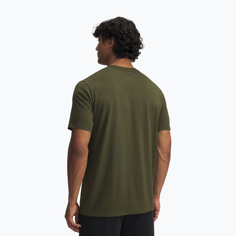 Pánská tréninková tričko Under Armour Project Rock Payoff Graphic expedition green/black 2