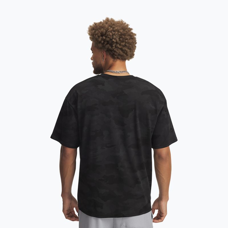Pánské tréninkové tričko Under Armour HTW Athletic Dept AOP black/white 2